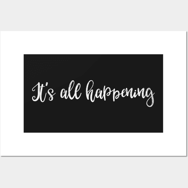 It's all happening Wall Art by mivpiv